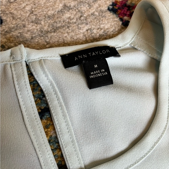 Ann Taylor Short Sleeve Top - Seafoam - Picture 3 of 3